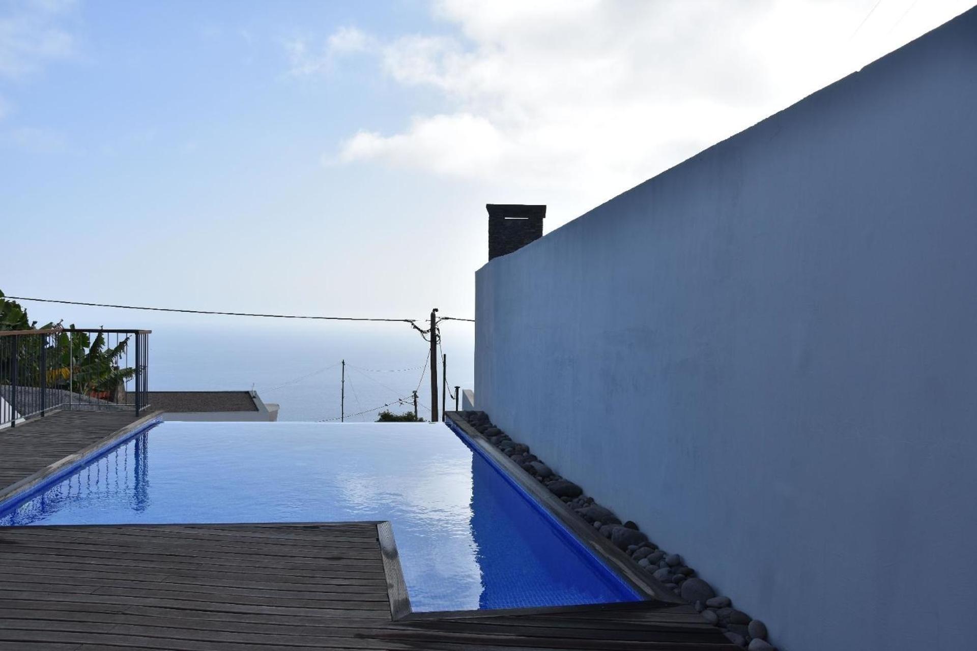 Ferienhaus In Estreito Da Calheta Mit Privatem Pool Und Meerblick Jardim do Mar Exterior photo