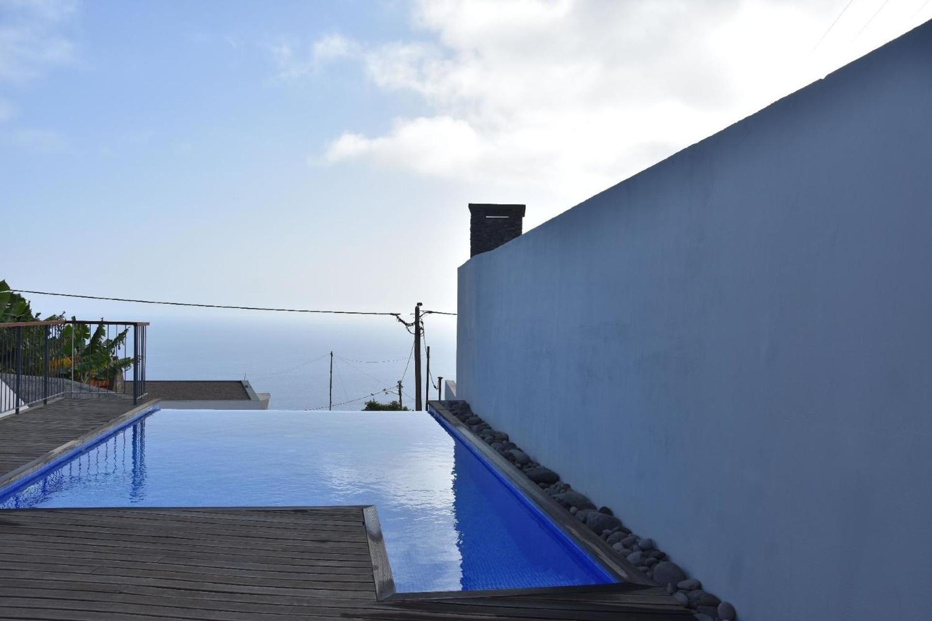 Ferienhaus In Estreito Da Calheta Mit Privatem Pool Und Meerblick Jardim do Mar Exterior photo
